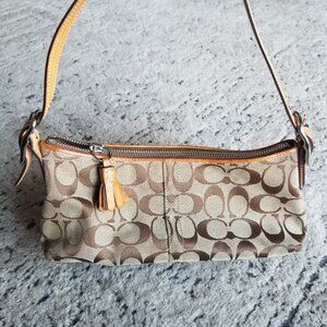 Y2K Coach tan mini bag